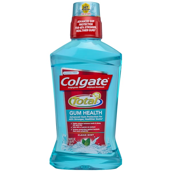 Colgate Colgate Total Gum Health Clean Mint Mouthwash 16.9 fl. oz. Bottle, PK6 167153 - main